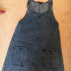 Forever 21 Overall Denim Mini Dress
